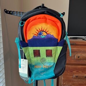 OSPREY Multicolor Sunrise Graphic Daypack in Orange, Blue, Teal, Green